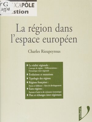 cover image of La région dans l'espace européen